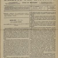 0197 - Page 185 - Sommaire / Hôtel-Dieu. M. B. Ball. De la paralysie infantile. (Leçon recueillie par M. le Docteur Liouville...)