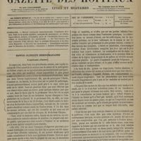 0213 - Page 201 - Sommaire / Revue clinique hebdomadaire. L'épidémie d'Ictère