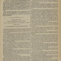 0215 - Page 203 - Revue clinique hebdomadaire. Plaie de la moelle épinière. - Paralysie du mouvement, anesthésie, hyperesthésie, eschare, arthropathie, perte de l'exeltabilité électro-musculaire et incoordination des mouvements / De l'intervention des eaux minérales d'Aix (Savoie) dans la pratique chirurgicale et les blessures de guerre ; par M. Davat. (Lu à la Société de chirurgie dans la séance du 14 février 1872)