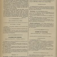 0224 - Page 212 - Hôtel-Dieu. M. Dujardin-Beaumetz... Des troubles de la sécrétio salivaire.. (Leçon recueillie par M. Campenon...). (A suivre) / De la ponction de la vessie à l'aide du trocart capillaire et de l'aspiration pneumatique ; par le Docteur J. Watelet / Académie des sciences. Séance du 26 février 1872. Mémoires lus. Physiologie. M. Marey / Correspondance. Physiologie. M. Claude Bernard / Médecine expérimentale. M. Vulpian, par l'intermédiaire de M. Claude Bernard / Société de chirurgie. Séance du 21 février 1872. Correspondance / Élection d'un membre titulaire