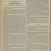 0312 - Page 300 - De l'emploi des injections intra-musculaires de chlorhydrate de morphine dans de traitement du tétanos / Académie de médecine. Séance du 26 mars 1872. Lectures. Recherches sur l'époque précise où apparaît la membrane lamineuse dans le placenta humain. M. Joulin