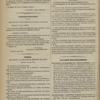 0322 - Page 310 - Société de chirurgie. Séance du 20 mars 1872. Communication.. Substitution des courants continus faibles, mais permanents, aux courants continus énergiques et temporaires dans les paralysies, les contractures musculaires et les lésions de nutrition. M. Le Fort / Correspondance. [Dr Tillaux] / Thèses soutenues à la Faculté de médecine de Paris pendant l'année 1872 / Chronique et nouvelles scientifiques / Bulletin bibliographique