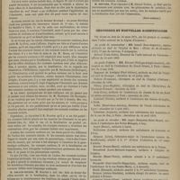 0329 - Page 317 - Société de chirurgie. Séance du 27 mars 1872. Discussion. (Suite). Sur l'action des courants continus et des courants indutis sur les paralysies musculaires. M. Bouvier. (Sera continué) / Chronique et nouvelles scientifiques