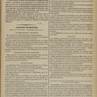0345 - Page 333 - Traitement de l'héméralopie épidémique par les cabinets ténébreux ; par A. Netter / Académie de médecine. Séance du 9 avril 1872. Correspondance officielle / Correspondance non officielle / Présentations / Rapports / Discussion sur le programme d'un cours d'hygiène à l'usage des lycées. M. Devergie