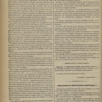 0426 - Page 414 - Société de chirurgie. Séance du 24 avril 1872. Communications. Sur les causes et le mécanisme des érysipèles précoces. M. Verneuil / Présentation d'instruments. Appareil à suspension double pour plaies du bras. M. Marchal / Chronique et nouvelles scientifiques