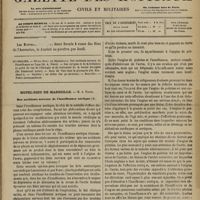 0429 - Page 417 - Sommaire / Hôtel-Dieu de Marseille. M. A. Fabre. Des accidents nerveux de l'insuffisance aortique