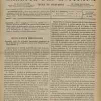 0461 - Page 449 - Sommaire / Revue clinique hebdomadaire. Parallèle entre les méthodes opératoires sanglantes et les méthodes non sanglantes (écrasement linéaire et galvano-caustie)