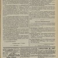 0499 - Page 487 - Société de médecine. Séance du 1er mars 1872 / Chronique et nouvelles scientifiques / Bulletin bibliographique