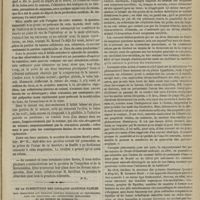 0511 - Page 499 - Revue clinique hebdomadaire. Ulcération cancéreuse du bras gauche. - Adhérence aux vaisseaux. - Amputation suivie de guérison / De la substitution des courants continus faibles mais permanents aux courants continus énergiques ou temporaires, dans les paralysies, les contractures musculaires et les tensions de nutrition
