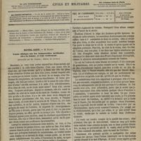 0517 - Page 505 - Sommaire / Hôtel-Dieu. M. Richet. Leçon clinique sur les hémorroïdes uréthrales chez la femme et leur traitement. (Recueillie par M. Filhol...)