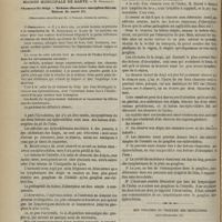0574 - Page 562 - Séance de l'Académie de médecine. [Dr Victor Révillout] / Maison Municipale de Santé. M. Demarquay. Chancres du doigt. Bubons chancreux sus-épitrochléens. Maison de santé. (Observation recueillie par M. J. Tirard...) / Des origines du procédé des résections sous-périostées