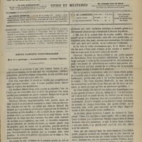 0629 - Page 617 - Sommaire / Revue clinique hebdomadaire. Médecine pratique. - Accouchements. - Ivresse éthérée. (Troisième article)