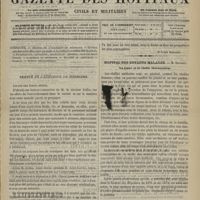 0693 - Page 681 - Sommaire / Séance de l'Académie de médecine. [Dr Victor Revillout] / Hôpital des Enfants Malades. M. Bouchut. La jeune et la vieille thoracentèse