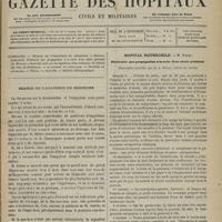 0717 - Page 705 - Sommaire / Séance de l'Académie de médecine. [Dr Victor Révilleut] / Hôpital Rothschild. M. Worms. Péritonite par propagation à la suite d'un abcès périnéal. Observation recueillie par M. A. Weill...