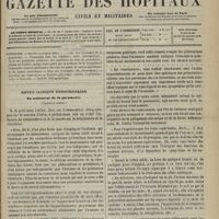 0725 - Page 713 - Sommaire / Revue clinique hebdomadaire. Du traitement de la pneumonie. (Troisième article)