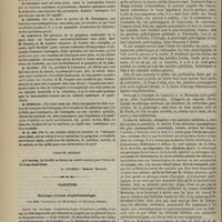 0730 - Page 718 - Société de chirurgie. Séance du 24 juillet 1872. Présentation de pièce. Luxation sous-astragalienne en dedans. M. Després / Comité secret / Variétés. Ouvrages récents d'ophthalmologie ; par MM. Liebreich, de Montméja et Maurice Perrin