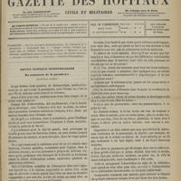 0749 - Page 737 - Sommaire / Revue clinique hebdomadaire. Du traitement de la pneumonie. (Quatrième article)