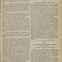 0751 - Page 739 - Revue clinique hebdomadaire. Promenade dans les hôpitaux. Orchite suraiguë suppurée chez un vieillard / Procidence de l'utérus. - Méthode de Sims / Mémoire sur les affections syphilitiques précoces du système osseux ; par Charles Mauriac...