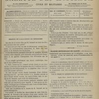 0829 - Page 817 - Sommaire / Séance de l'Académie de médecine. [Dr Victor Revillout] / Maison Municipale de Santé. M. Demarquay. Conférences sur l'association de la morphine et du chloroforme, et sur un nouveau mode d'administration de cet agent. (Leçons recueillies par M. Redard)