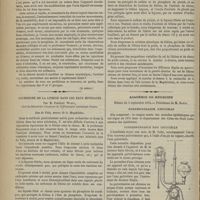 0832 - Page 820 - De l'injection intra-veineuse. Action physiologique de chloral injecté dans les veines. - Des effets de cette injection contre les accidents tétaniques. - Déductions cliniques. Par M. Oré... (La à la Société de chirurgie, séance du 28 mai 1872). (A suivre) / Recherche de la lithine dans les eaux minérales ; par M. Frédéric Wurtz... / Académie de médecine. Séance du 3 septembre 1872. Correspondance officielle / Correspondance non officielle