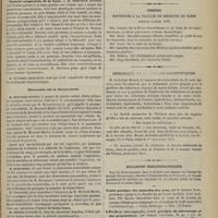 0835 - Page 823 - Société médicale des hôpitaux. Séance du 28 juin 1872. Présentation de malades. Tumeur congénitale de la fesse. M. Hervieux / Discussion sur la thoracentèse. M. Moutard-Martin / Thèses soutenues à la Faculté de médecine de Paris pendant l'année 1872 / Chronique et nouvelles scientifiques / Bulletin bibliographique