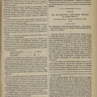 0857 - Page 845 - Deux cas de pleurésie purulente. Ponction et injection iodée. - Guérison. Par le Docteur Al. Rinaldi... / Mémoire sur les affections syphilitiques précoces du système osseux ; par Charles Mauriac...