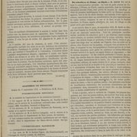 0881 - Page 869 - Mémoire sur les affections syphilitiques précoces du système osseux ; par Charles Mauriac... (A suivre) / Académie de médecine. Séance du 17 septembre 1872. Correspondance officielle / Correspondance manuscrite / Lecture. Du scherlievo de Fiume, en Illyrie. M. Barth