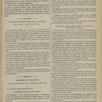 0905 - Page 893 - Éclampsie et albuminurie ; par M. le Docteur Darin... / Un cas de luxation double de la clavicule ; par le Docteur Col... / Académie de médecine. Séance du 24 septembre 1872. Correspondance non officielle / Présentations. M. Bouley : Recherches sur quelques questions relatives à la septicémie, par M. Davaine. (Analyse)
