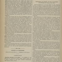 0960 - Page 948 - Sur les dépôts naturels des eaux ferro-arsenicales de la dominique ; par M. le Professeur Bouchardat... / Société de chirurgie. Séance du 14 août 1872. Communication. Luxation ancienne de la cuisse. M. Ledentu, observation de M. Verneuil, Guérin, Le Fort / Présentation de pièces. Décollement des épiphyses, du radius et du cubitus. M. Ledentu / Résection ancienne du coude. Autopsie. M. Ollier