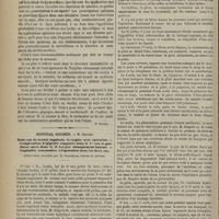 0966 - Page 954 - La gymnastique dans nos lycées. [Dr Brochin] / Hôpital Cochin. M. Després. Deux cas de hernie inguinale étranglée avec opération. - Complication d'épiploïte suppurée dans le 1er cas et guérison ; mort dans le 2e cas par étranglement interne. - Vaginalité consécutive à l'opération dans les deux cas. (Observation recueillie par M. Dransart...)