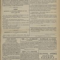 1011 - Page 999 - Nécrologie / Thèses soutenues à la Faculté de médecine de Paris pendant l'année 1872 / Chronique et nouvelles scientifiques. École de médecine de Grenoble / Lycée d'Orléans / Erratum