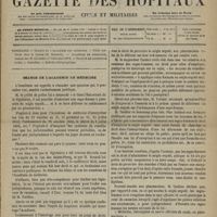 1133 - Page 1121 - Sommaire / Séance de l'Académie de médecine. [Dr Victor Revillout]