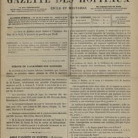 1197 - Page 1185 - Sommaire / Séance de l'Académie des sciences / Asile d'aliénés de Bicêtre. M. Berthier. Aphasie peu commune. - Amélioration voisine de la guérison. (Observation recueillie par M. Jougla)