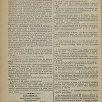 0024 - Page 14 - Faculté de médecine de Paris. Concours pour l'agrégation en anatomie. Cinquième et dernière épreuve. - Thèses / Souscription. Pour le buste de M. Bazin (Liste supplémentaire) / Chronique et nouvelles scientifiques. Faculté de médecine de Paris / École pratique des hautes études / Faculté de médecine de Nancy / Faculté des sciences de Lyon / École de médecine de Toulouse / École de pharmacie de Paris / École de pharmacie de Nancy / Lycée d'Évreux