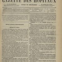 0107 - Page 97 - Sommaire / Revue clinique hebdomadaire. Sclérème des adultes