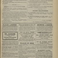 0129 - Page 119 - Thèses soutenues à la Faculté de médecine de Paris pendant l'année 1872 / Chronique et nouvelles scientifiques. Salle du progrès / Bulletin bibliographique