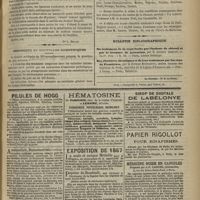 0425 - Page 415 - Correspondance. Amputations chez les vieillards. [Dr L. Billet] / Chronique et nouvelles scientifiques / Bulletin bibliographique