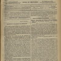 0427 - Page 417 - Sommaire / Séance de l'Académie de médecine. [Dr Brochin] / Asile d'aliénés de Bicêtre. M. Berthier. Difficulté diagnostique de certaines folies paralytiques, causée par leur similitude apparente avec certaines vésanies. (Observation recueillie par M. E. Calmette)