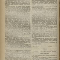0616 - Page 606 - Correspondance. Lettre. Sur l'élément buccal dans la fièvre typhoïde, et sur l'heureuse influence de gargarismes acidulés fréquemment répétés. [A. Netter] / Thèses soutenues à la Faculté de médecine de Paris pendant l'année 1873
