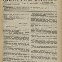 0795 - Page 785 - Sommaire / Séance de l'Académie de médecine. [Dr Victor Revillout]