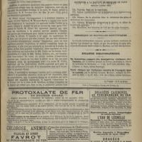 0809 - Page 799 - Société médicale des hôpitaux. Séances du 25 juillet et du 8 août 1878. Suite de la discussion sur l'expectoration albumineuse. M. Ferrant / Thèses soutenues à la Faculté de médecine de Paris pendant l'année 1873 / Chronique et nouvelles scientifiques / Bulletin bibliographique