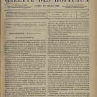 0811 - Page 801 - Sommaire / École pratique. M. Legrand du Saulle. De la folie héréditaire