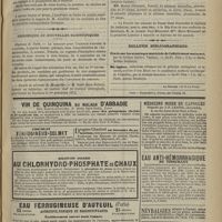0825 - Page 815 - Académie de médecine. Séance du 2 septembre 1873. Présentations / Chronique et nouvelles scientifiques. Hôpitaux de Paris / Faculté de médecine de Montpellier / École de pharmacie de Montpellier / Bulletin bibliographique
