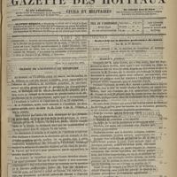 0891 - Page 881 - Sommaire / Séance de l'Académie de médecine / Recherches sur la diarrhée prodromique du choléra ; par M. le Dr Brochin. (Lettre adressée à M. le Président de l'Académie de médecine dans la séance du 23 septembre). [Correspondance]. [Dr Brochin]