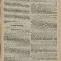 1109 - Page 1099 - Revue clinique hebdomadaire. Exomphale du foie par arrêt de développement / Société de chirurgie. Séance du 22 octobre. Présentation de pièces. Lipome. M. Léon le Fort / Absence d'anus. - Communication de l'intestin et de l'urèthre. - Fissure de la paroi antérieure de l'oesophage et postérieure de la trachée ; communication anormale de ces canaux. M. Tarnier