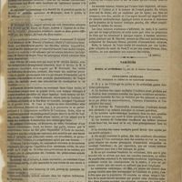 1207 - Page 1197 - Société de chirurgie. Séance du 26 novembre 1873. Correspondance / Rapport. M. Guéniot, sur une observation adressée à la Société par M. Henry de Boyer... : Obstruction intestinale causée en deux points différents par des tumeurs fibreuses des deux ovaires. (A suivre) / Variétés. Goître et crétinisme, par M. le Docteur Baillarger
