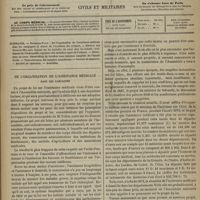 0057 - Page 49 - Sommaire / De l'organisation de l'assistance médicale dans les campagnes [Dr Brochin]