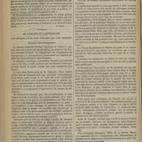 0124 - Page 116 - Revue clinique hebdomadaire. Éclampsie. - Effets de la saignée / De l'utilité du laryncoscope dans quelques cas de corps étrangers des voies aériennes. Sangsues intra-laryngiennes