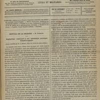 0129 - Page 121 - Sommaire / Hôpital de la Charité. M. Gosselin. Staphylôme consécutif à une ophthalmie purulente blennhorragique. (Leçon recueillie par M. J. Sourris...)