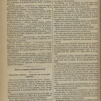 0218 - Page 210 - Congrès périodique international des sciences médicales. 4e session. - Bruxelles 1875. Programme / Revue clinique hebdomadaire. Constitution médicale. - Caractère des pneumonies régnantes / De l'emploi des tissus imperméables dans le traitement des affections de la peau